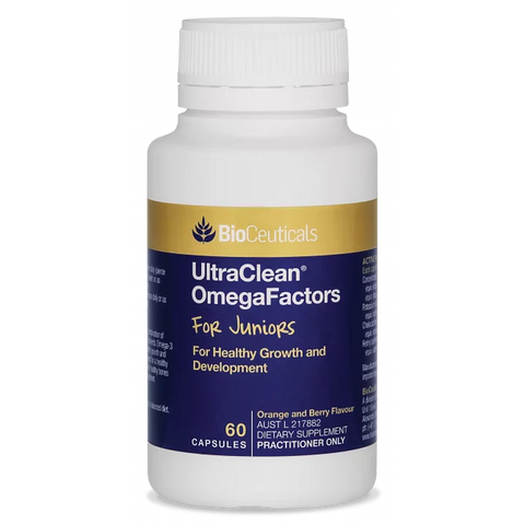 BioCeuticals UltraClean OmegaFactors For Juniors 60 Capsules