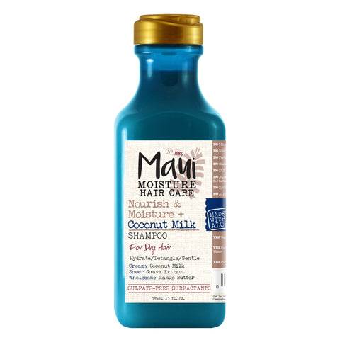 Maui Moisture Nourish & Moisture + Hydrating Coconut Milk Shampoo For Dry Hair 385mL