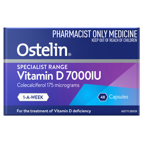 Ostelin Specialist Range Vitamin D 7000IU 48 Capsules