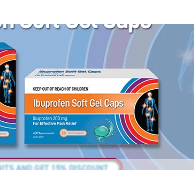 Ibuprofen-AFT Soft Gel Capsules 200mg 20