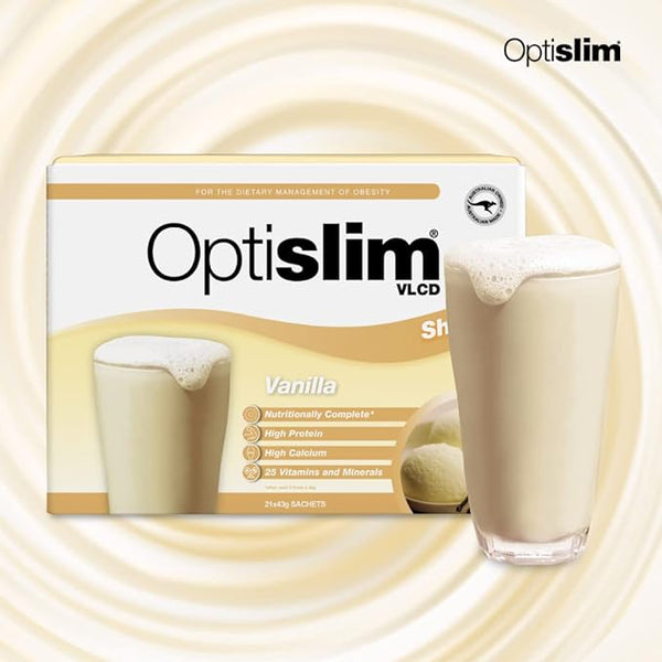 Optislim VLCD Meal Replacement Shake Espresso 21x43g Sachets