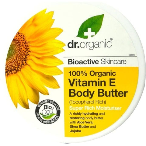 Dr Organic Body Butter Organic Vitamin E 200ml