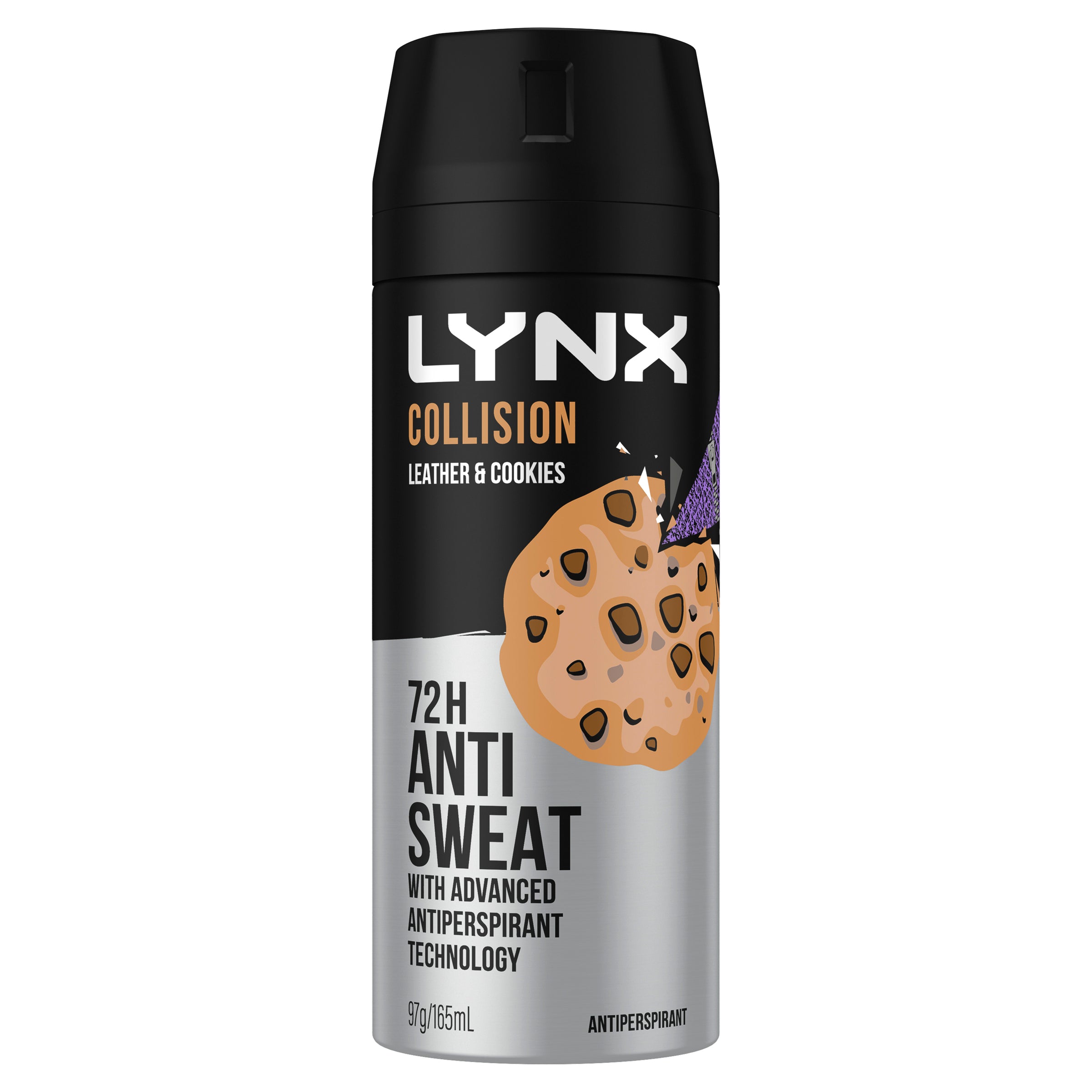 Buy Lynx Deodorant Antiperspirant Collision Leather Cookies