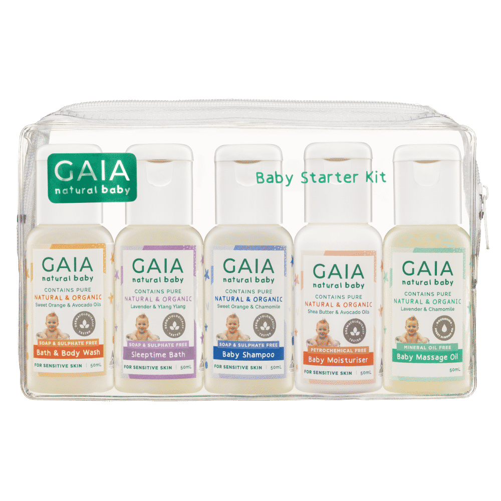 Buy Gaia Natural Baby Starter Kit x 50ml Online at