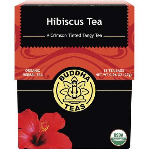 BUDDHA TEAS Organic Herbal Tea Bags Hibiscus Tea 18
