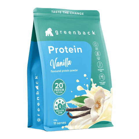 Greenback Plant Protein Powder Vanilla 330g