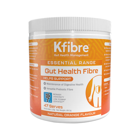 Kfibre Essential Gut Health Fibre Natural Orange Tub 80g