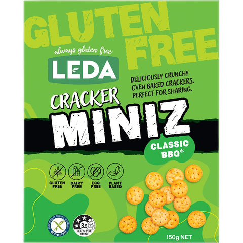 LEDA Cracker Miniz Classic BBQ 6x150g