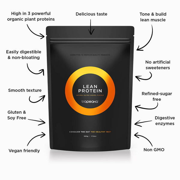 Buy Tropeaka Lean Protein Salted Caramel 500g Online at