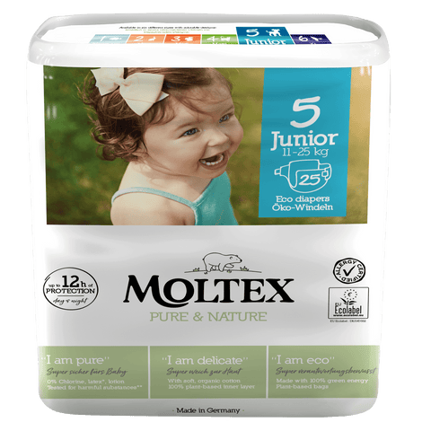 Moltex Nature Eco Nappy Junior (11-25kg) 25s