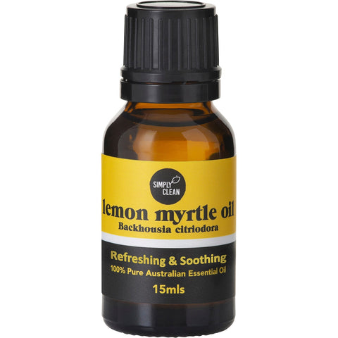 Simply Clean Lemon Myrtle Essential Oil 15ml