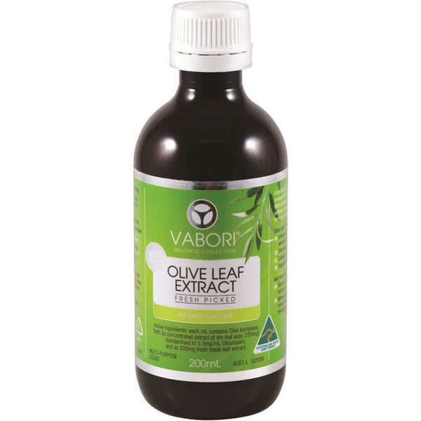 Buy Vabori Olive Leaf Extract Natural 200ml Online at Cutpricepharmacy