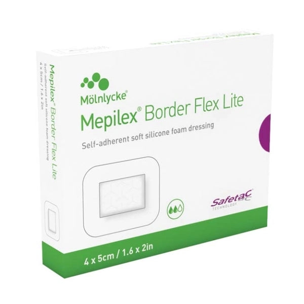 Buy Mepilex Border Flex Lite 4 x 5cm 10 Pack Online at Cutpricepharmacy