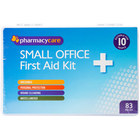 Pharmacy Care First Aid Kit Small Office 83 Pcs