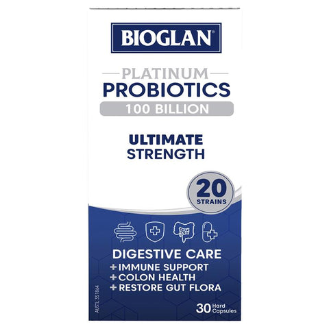 Bioglan Platinum Probiotic 100 Billion 30 Capsules