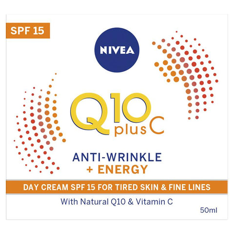 Nivea Visage Anti-Wrinkle Q10 Plus Energy Day Creme SPF15 50ml