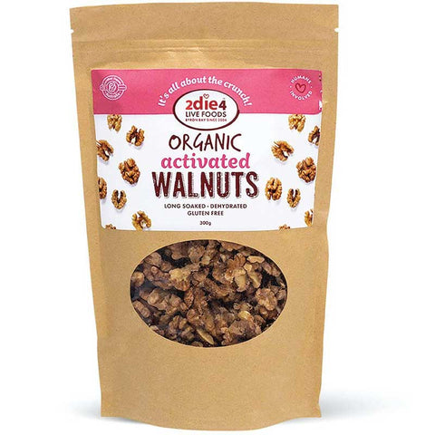 2DIE4 LIVE FOODS Organic Activated Walnuts Activated With Fresh Whey 120g