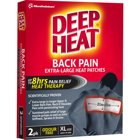 Deep Heat Back Patches 2 Pack