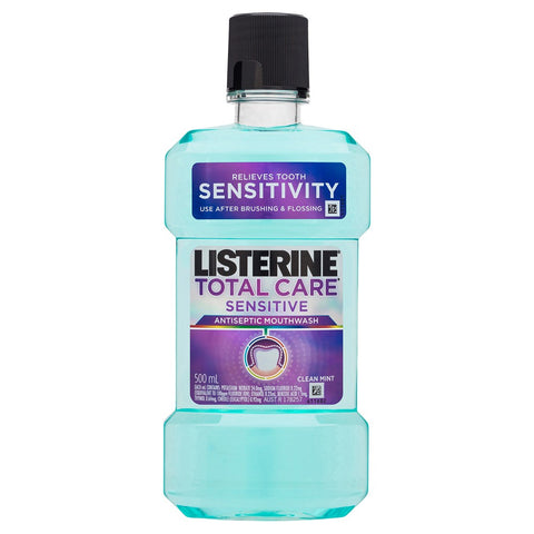 Listerine Total Care Sensitive Mouthwash - 500mL