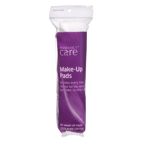 Pharmacy Care Make Up Pads  80 Pack
