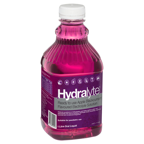 Hydralyte Liquid Apple Blackcurrant 1 Litre