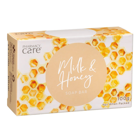 Pharmacy Care Soap Bar Milk & Honey 100g