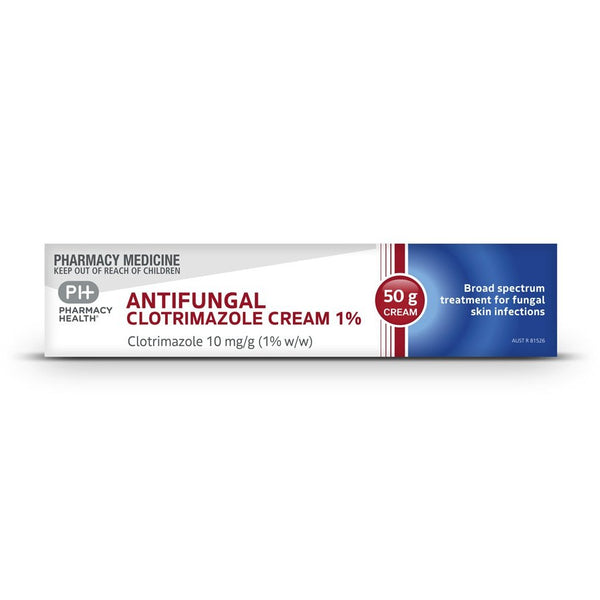 Buy Pharmacy Health ANTIFUNGAL CREAM 1 50G Online at Cutpricepharmacy