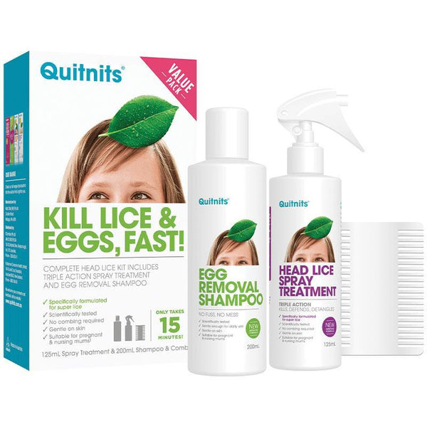 Buy Quit Nits Complete Lice Kit Online at Cutpricepharmacy