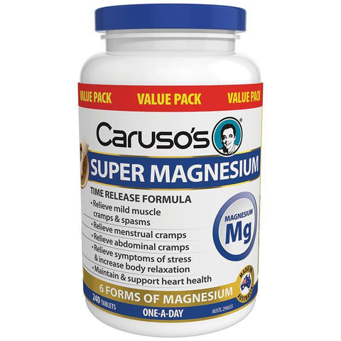 Caruso's Natural Health Super Magnesium 240 Tablets
