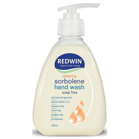 Redwin Sorbolene Hand Wash with Vitamin E Pump 250ml