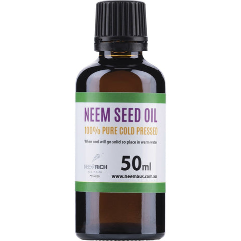 NEEM Neem Seed Oil 100% Pure & Cold Pressed 50ml