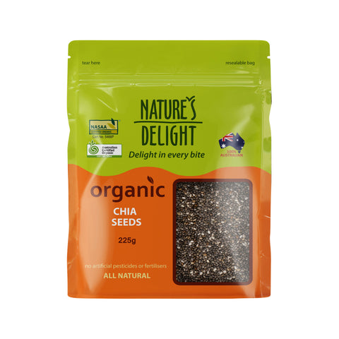 Nature's Delight Organic Chia Seeds 225g