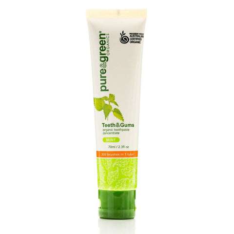 Pure & Green Teeth & Gums Toothpaste Mint 70g