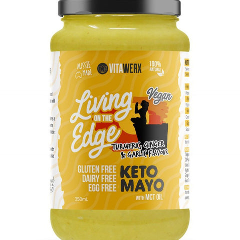 VITAWERX Keto Mayo - Living On The Edge Turmeric, Ginger & Garlic 350ml