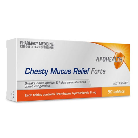 ApoHealth Chesty Mucus Relief Forte Tab 50PK