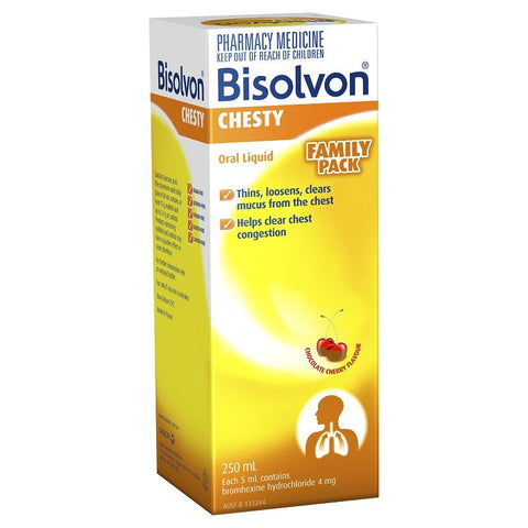 Bisolvon Chesty Cough Liquid - 250mL
