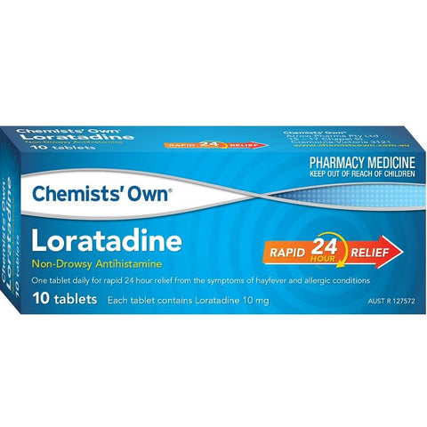 Chemists' Own Loratadine 10 Tabs (Generic for CLARATYNE)
