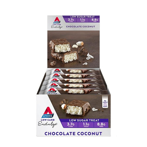 Atkins Endulge Chocolate Coconut Bar 40g 15 units