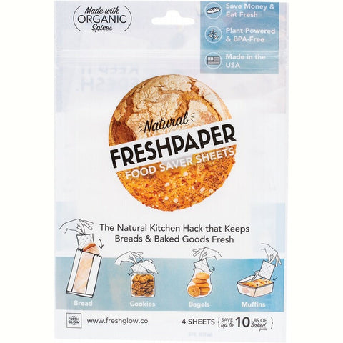 FRESHPAPER Natural Food Saver Sheets Bread & Baked Goods 4