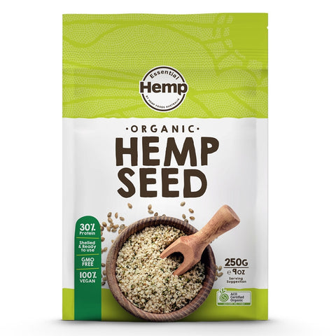 ESSENTIAL HEMP Organic Hemp Seeds Hulled 250g