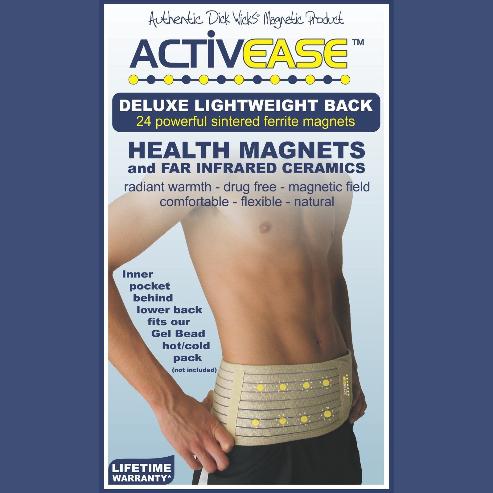 Dick Wicks ActivEase Thermal Back Support Small/Medium
