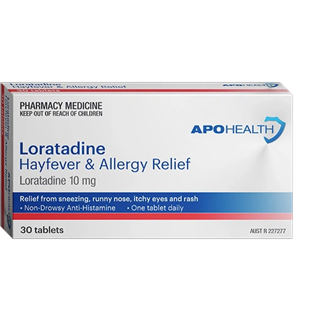 Apo Health loratadine Hayfever & Allergy Rlf 10mg 100 Tabs