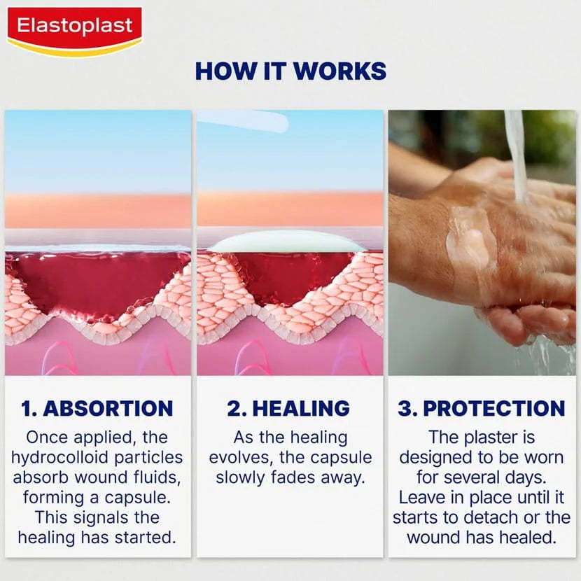 Elastoplast Second Skin Hydrocolloid 10pk