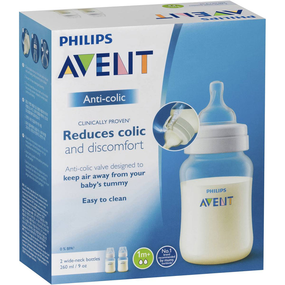 Avent Anti-colic Baby Feeding Bottle 125ml Twin Pack