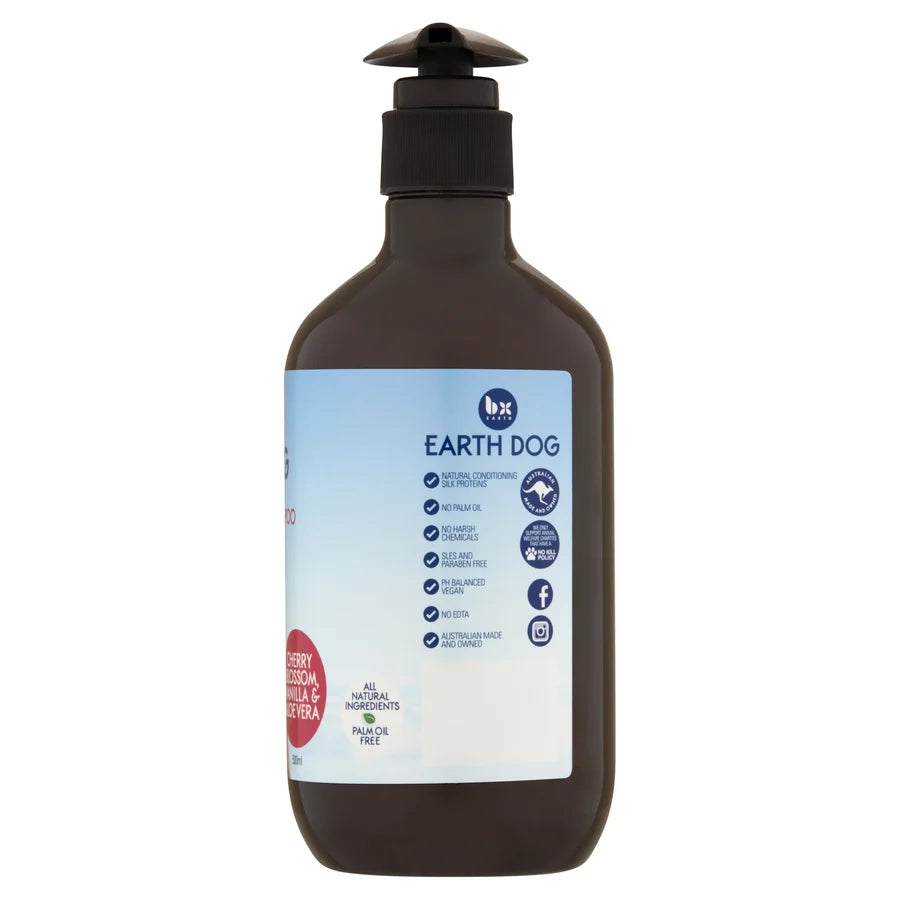 BX Earth Dog 2 In 1 Cherry Blossom Vanilla & Aloe Vera All Natural Conditioning Shampoo 500ml