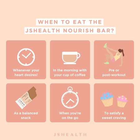 JSHEALTH Double Choc Chip Protein Bar 45g 12PK