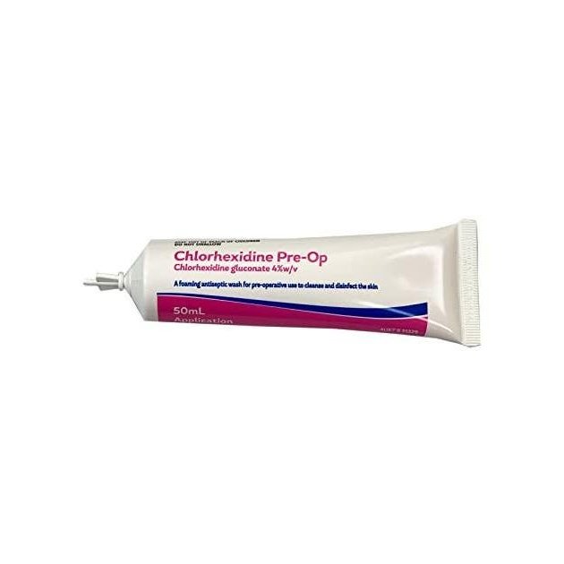 Chlorhex Pre Op Wash 4% Tube 50ml