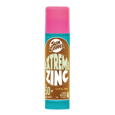 SUN ZAPPER EXTREME ZINC STICK 15G CORAL PINK