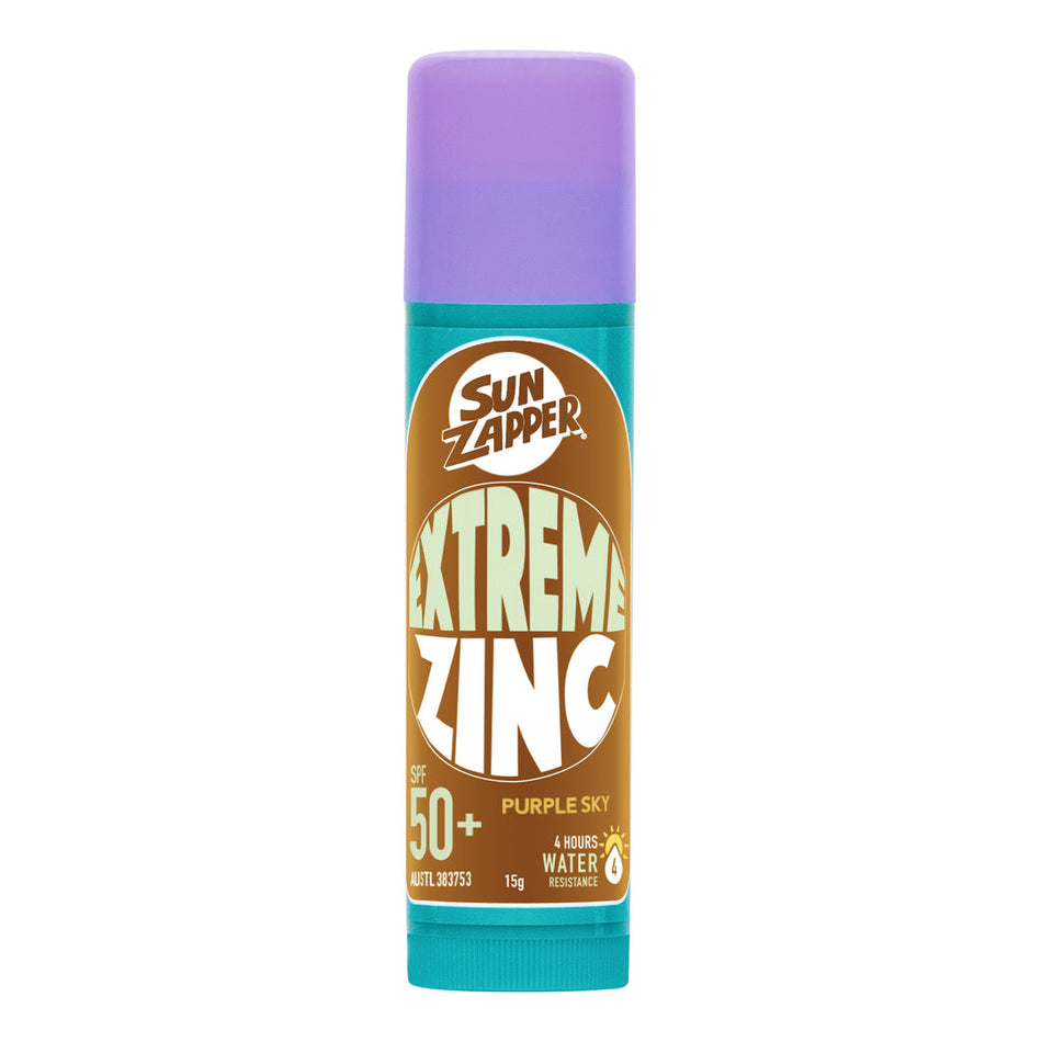 SUN ZAPPER Extreme ZINC STICK 15G PURPLE SKY