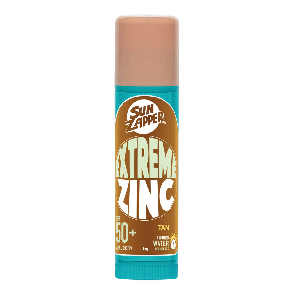 SUN ZAPPER EXT ZINC STICK 15G TAN